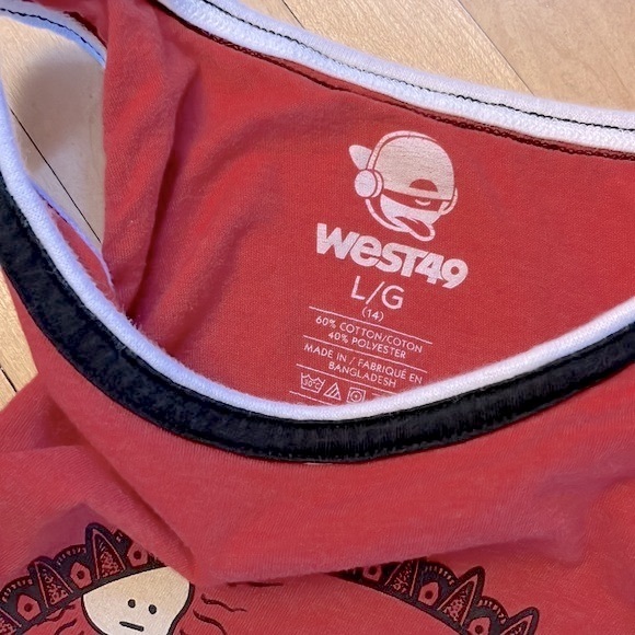 West 49 Boy Sleeveless Graphic Tank, Size 14, EUC - Picture 4 of 6